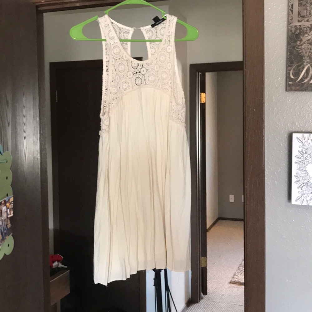 Lace top dress